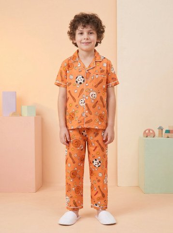 DTD Kids Unisex Night Wear Set